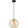 Image de Suspension métal 1 lumière laiton 25 cm