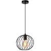 Image de Suspension métal 1 lumière noir 25 cm