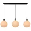 Image de Suspension verre 3 lumières verre opalin 105 cm