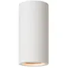 Image de Plafonnier plâtre h14cm blanc