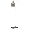 Image de Lampadaire verre fumé h150cm gris