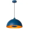 Image de Suspension métal bleu 40 cm