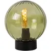 Image de Lampe de table verre verte 25 cm
