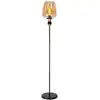 Image de Lampadaire verre ambré 34 cm