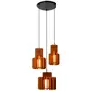 Image de Suspension feutrine 3 lumières terre cuite