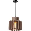 Image de Suspension feutrine 1 lumière taupe 31 cm