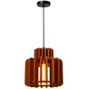 Image de Suspension feutrine 1 lumière terre cuite 31 cm