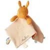 Image de Doudou plat attache sucette ocre