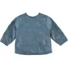 Image de Bavoir à manches longues Mix & Match bleu