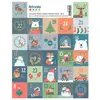 Image de 27 stickers timbres de noël