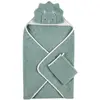Image de Cape de bain avec gant dinosaure vert (75 x 75 cm)