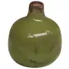 Image de Vase en céramique vert h9