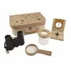Image de Valise d'explorateur enfant avec jumelles, loupe et bousole