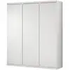 Image de Vipack LARA Armoire 3 portes laqué blanc
