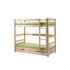 Image de Vipack PINO Lit Superposé Pin Massif + Lot de 2 Tiroirs