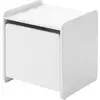 Image de Vipack KIDDY Chevet enfant bois laqué 1 porte L 40cm Blanc