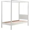 Image de Vipack PINO Lit a baldaquin 90x200cm Blanc
