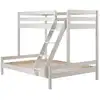Image de Vipack pino martin lit de famille combiné blanc