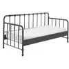 Image de Vipack lit capitaine bronxx en métal 90x200cm avec sommier