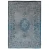Image de Tapis salon et chambre tissé plat 170x240 cm Bleu