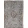 Image de Tapis salon et chambre tissé plat 140x200 cm Gris
