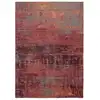 Image de Tapis salon et chambre tissé plat 170x240 cm Rouge