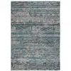 Image de Tapis salon et chambre tissé plat 170x240 cm Bleu
