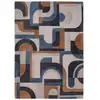 Image de Tapis salon et chambre tissé plat 200x280 cm Marron
