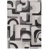 Image de Tapis salon et chambre tissé plat 140x200 cm Gris