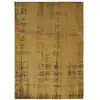 Image de Tapis salon et chambre tissé plat 140x200 cm Jaune