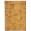 Image de Tapis salon et chambre moderne tissé plat 240x340 cm Jaune