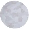 Image de Tapis salon et chambre tissé plat Diam 240 cm Gris