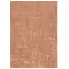 Image de Tapis salon et chambre tissé plat 140x200 cm Rose
