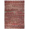 Image de Tapis salon et chambre tissé plat 280x390 cm Rouge