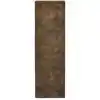 Image de Tapis salon et chambre tissé plat 080x250 cm Marron