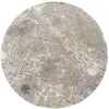 Image de Tapis salon et chambre tissé plat Diam 240 cm Gris