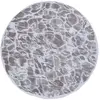 Image de Tapis salon et chambre tissé plat Diam 240 cm Gris