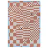 Image de Tapis salon et chambre moderne tissé plat 240x340 cm Rose