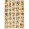 Image de Tapis salon et chambre tissé plat 200x280 cm Jaune