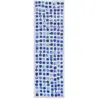 Image de Tapis salon et chambre tissé plat 080x250 cm Bleu