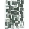 Image de Tapis salon et chambre tissé plat 200x280 cm Vert