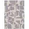 Image de Tapis salon et chambre tissé plat 140x200 cm Gris