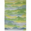 Image de Tapis salon et chambre moderne tissé plat 240x340 cm Vert