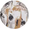 Image de Tapis salon et chambre moderne tissé plat 240x240 cm Multicolore