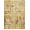 Image de Tapis salon et chambre tissé plat 140x200 cm Jaune
