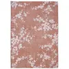 Image de Tapis salon et chambre moderne tissé plat 280x390 cm Rose