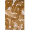 Image de Tapis salon et chambre moderne tissé plat 240x340 cm Jaune