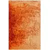 Image de Tapis salon et chambre moderne tissé plat 140x200 cm Orange