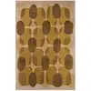 Image de Tapis salon et chambre tissé plat 080x150 cm Marron