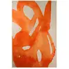 Image de Tapis de salon moderne tissé plat orange 200x280 cm